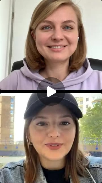 Nat Chebot and Evgenia Pelevina discussing how to find work abroad